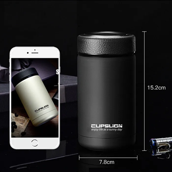 

400ml Bottle Tumbler Business Style Stainless Steel Thermos Mugs Car Vacuum Flasks Coffee Tea Cups Thermol Water Hydro Flask