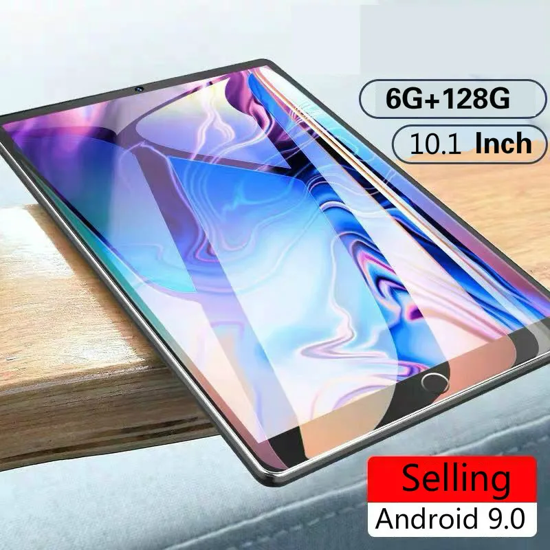 

10.1 Inch Hot Sale Android 9.0 Tablet Ten Core 6G + 128GB WiFi Dual SIM Dual Kamera Belakang 5.0MP IPS Bluetooth 4G WiFi