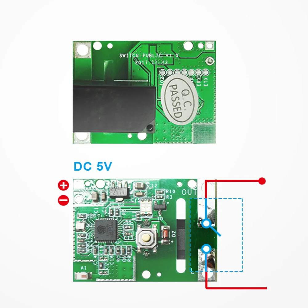 SONOFF RE5V1C 5 в Wifi инчинг/Selflock релейный модуль умный дом пульт дистанционного