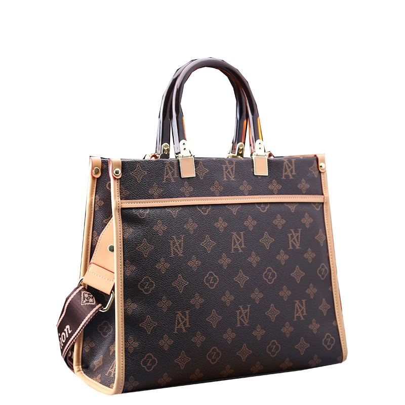 

Genuine Leather Women Totes 2021 New Fashion Larger Capacity One Shoulder Bags Ladies Purses and Handbags Bolsos Para Mujer Cc