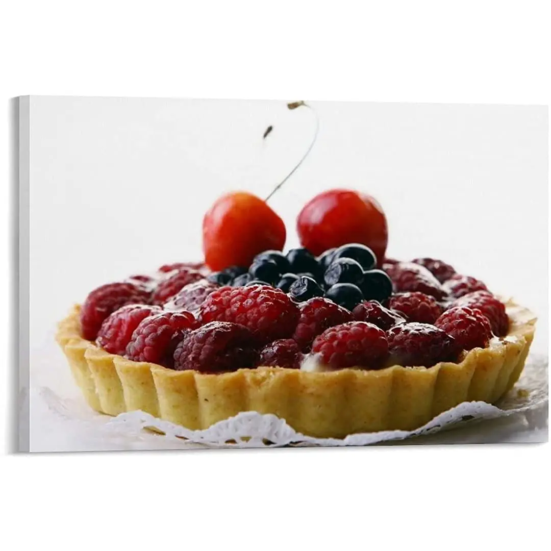 

Изысканная кухня, Ягодный пирог, искусство на стене, постеры для гостиной, спальни, картина 16x24 дюйма (40x60 см)