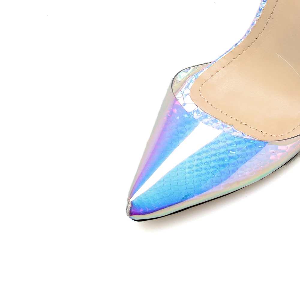 MONMOIRA/женские босоножки из прозрачного ПВХ на высоком каблуке пикантные вечерние