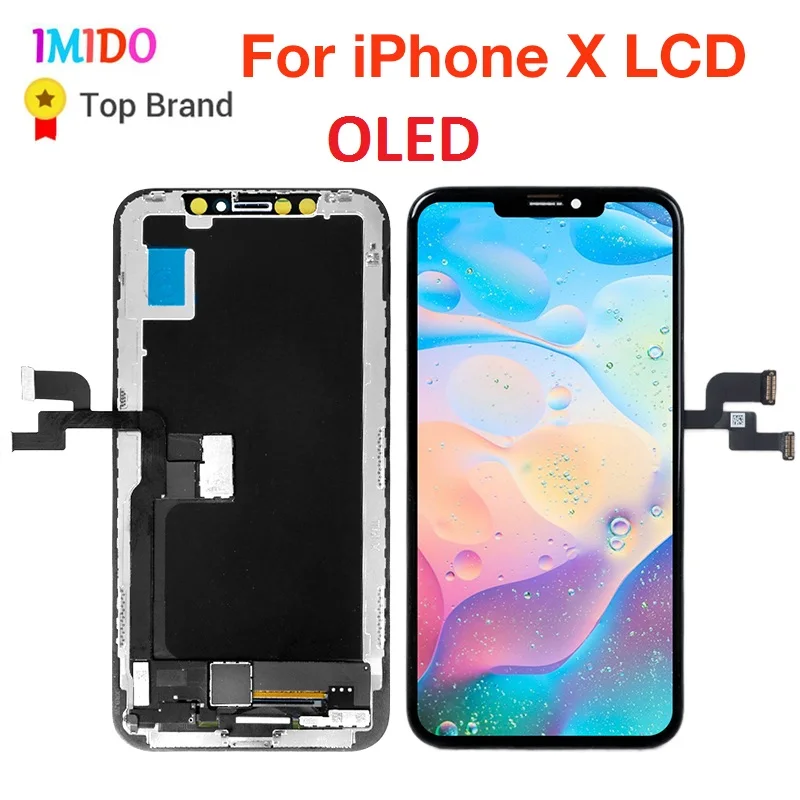 Reemplazo de pantalla LCD para iPhone X AAAAA +++, con Force Touch 3D, tono verdadero, sin p&iacute;xeles muertos, env&iacute;o gratis-0
