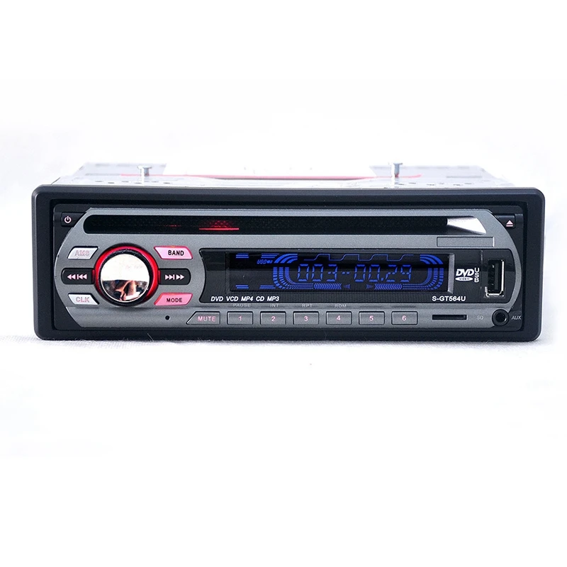 1 Din 12V dvd-плеер автомобиля аудио Cd Многофункциональный Dvd Vcd плеер с пультом