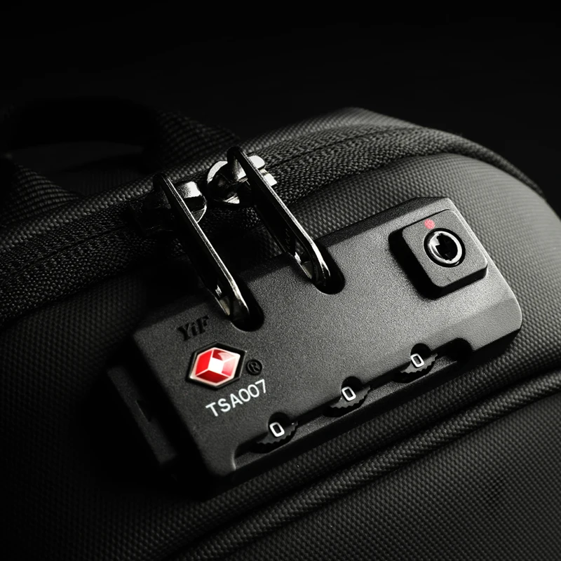 Сумка Tigernu мужская с USB-зарядкой нагрудная Сумочка защитой от брызг и RFID уличные