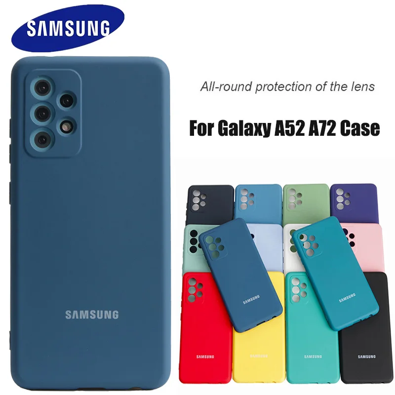 Чехол для Samsung Galaxy A52 A72 мягкий на ощупь защитный чехол шелковистый силиконовый