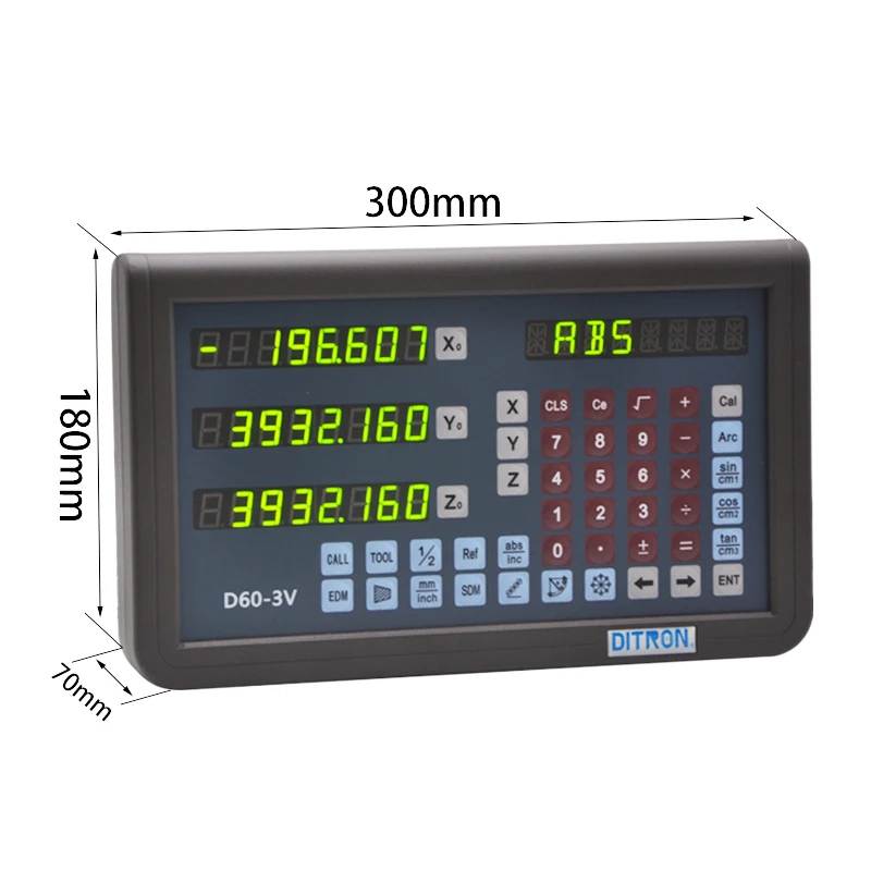 Цифровая индикация Dro 3 AXIS DRO с металлическим корпусом для токарного станка|dro|digital