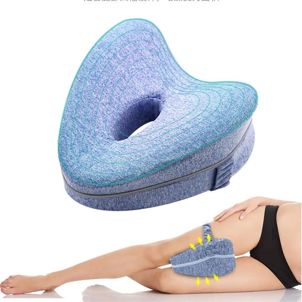 

Leg Pillow Memory Foam Pillow Home Sleeping Orthopedic Sciatica Back Cushion Hip Joint Pain Relief Thigh Leg Support Wedge Pad