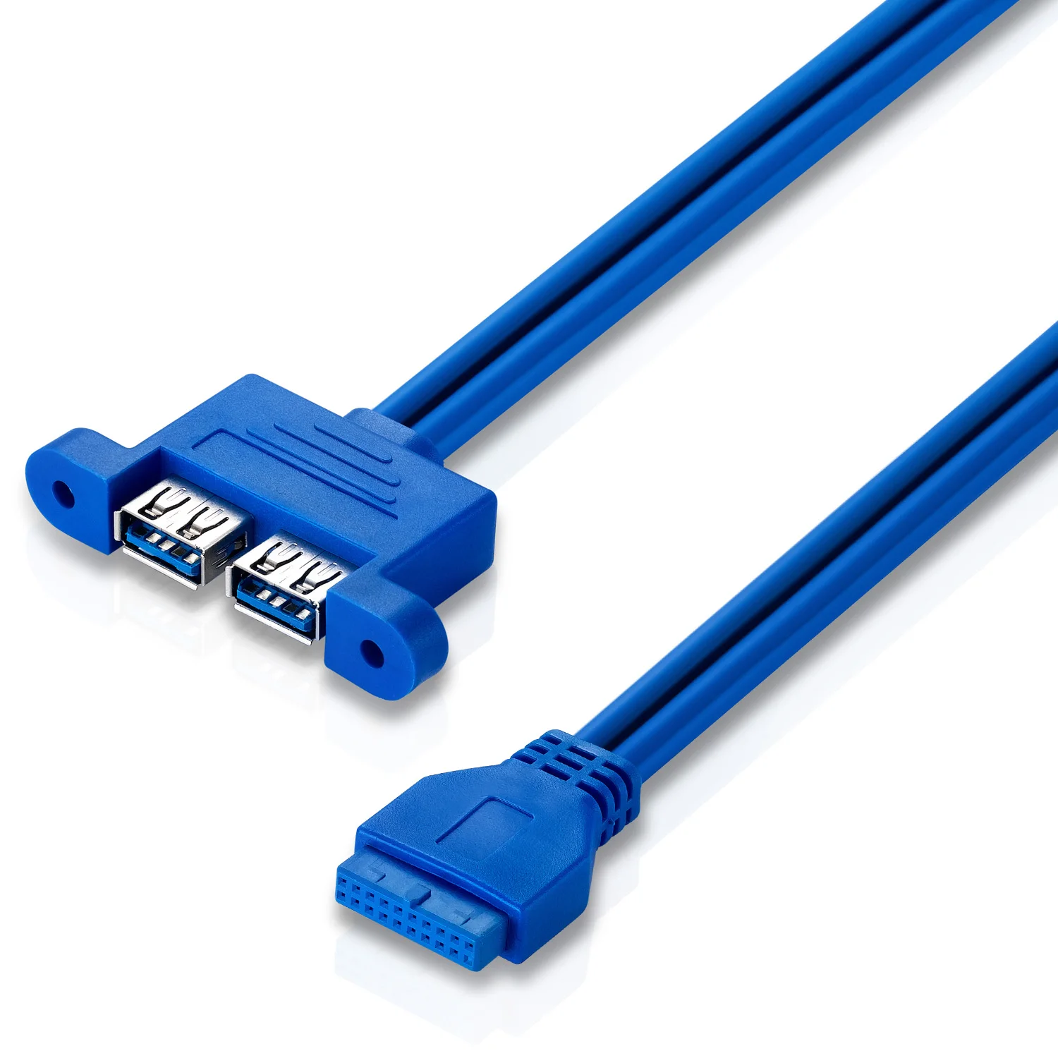 Материнская плата lballist с 20Pin на Dual USB 3 0 гнездовой кабель экранированный винтовым