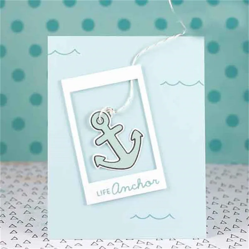 Жизнь якорь чистые штампы и для рукоделия Скрапбукинг карты изготовление DIY
