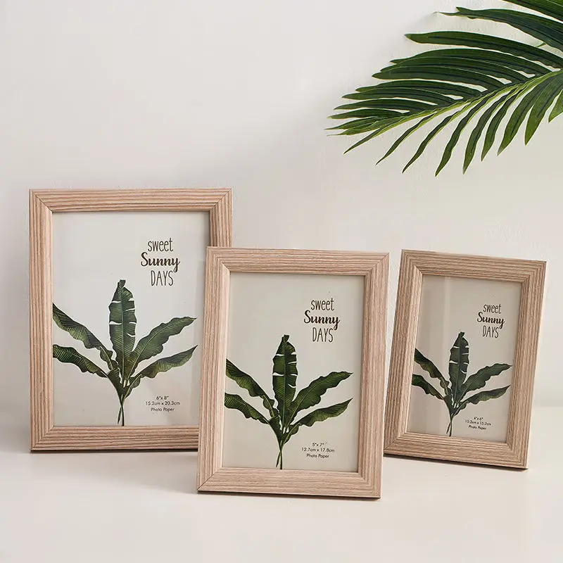 

Creative Wooden Photo Frame Table 6 "7" 8 "photo Home Living Room Decoration Postcard Wedding Photo