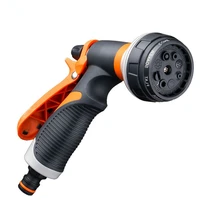 multi function handle spray nozzle gun adjustable watering pattern sprayer variable spray patterns soft grip for watering clean