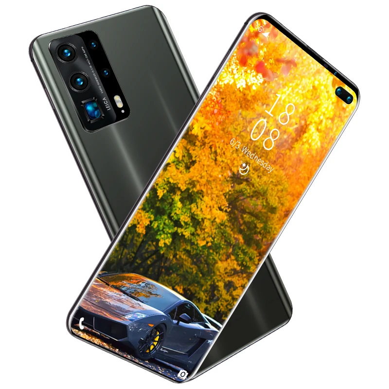 

2021 New P45 Pro Smartphone Android 6.3" HD screen Sim Card 2GB RAM 32GB ROM 3800mAh Big battery 4 Core smart Mobile Phone