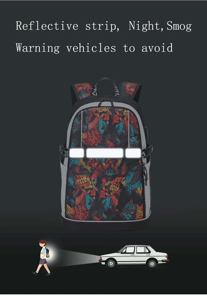 Рюкзак Re:Life in a other world от zero сумка-рюкзак из ткани Оксфорд со светоотражающими