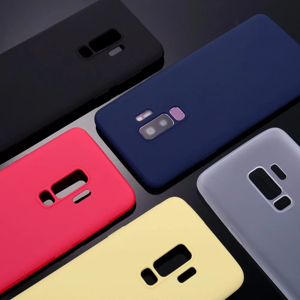 Мягкий силиконовый чехол из ТПУ для Samsung Galaxy S6 S7 S8 S9 Plus J3 J5 J7 2016 A3 A5 A7 2017 A8 + 2018 A6 J4 J6