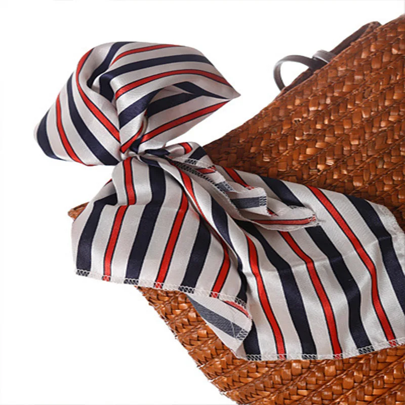 

2020 summer new European and American style one-shoulder straw bag women's bag leisure seaside vacation hand-woven beach bag
