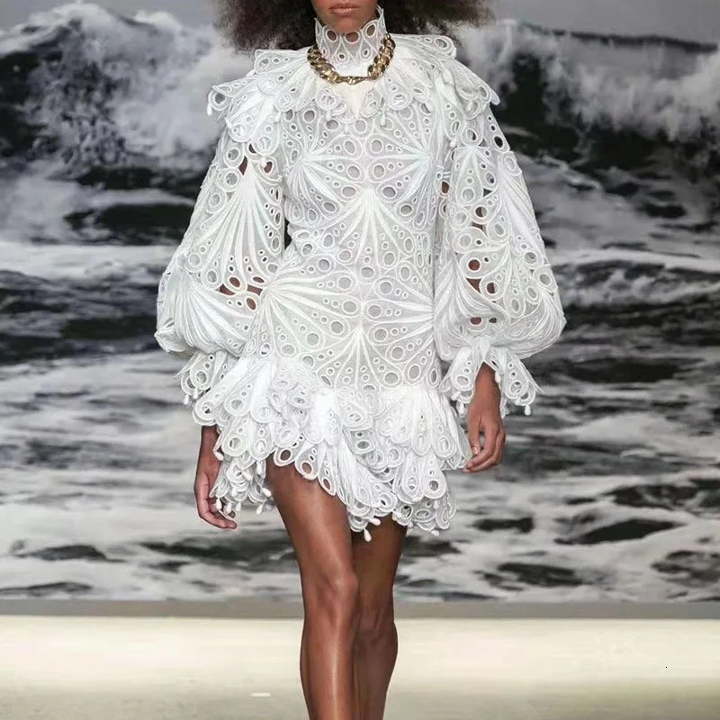 2019 новое женское белое кружевное платье с вырезом и праздничное платье|Женские