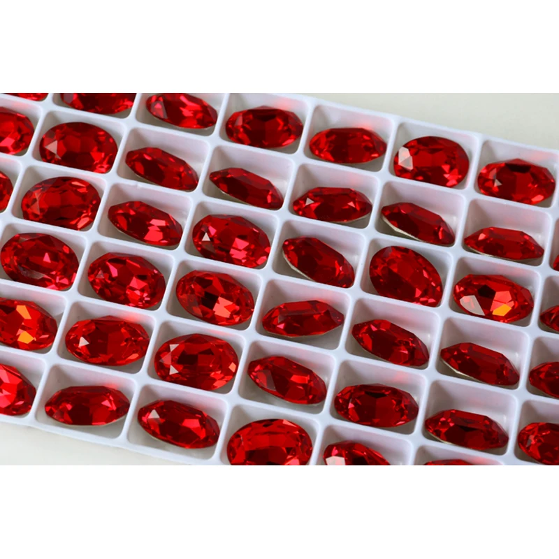 5 шт. овальной формы для головы украшенные камнями и с украшением в виде