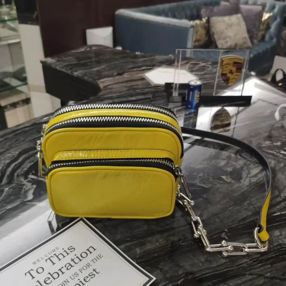 

Маленькая сумка через плечо из натуральной кожи, из натуральной воловьей кожи