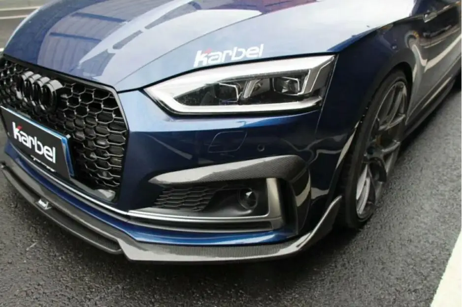 Передние разветвители для губ из углеродного волокна спойлер бампер ветровой