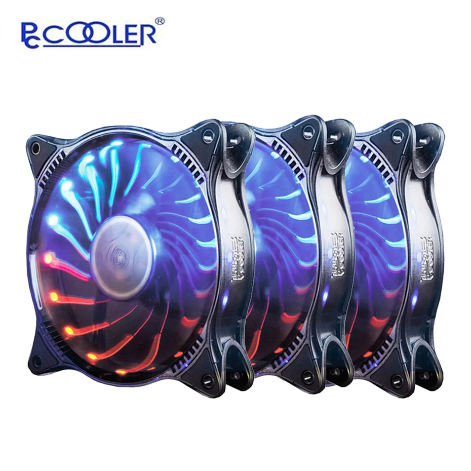 Pccooler Pc-sk120 Céu Estrelado Ventilador 120 mm 4pin Pwm Computador Case Ventilador de Refrigeração Silencioso Ajustável Cpu Refrigerador de Água Ventilador de Refrigeração Ventiladores e resfriadores