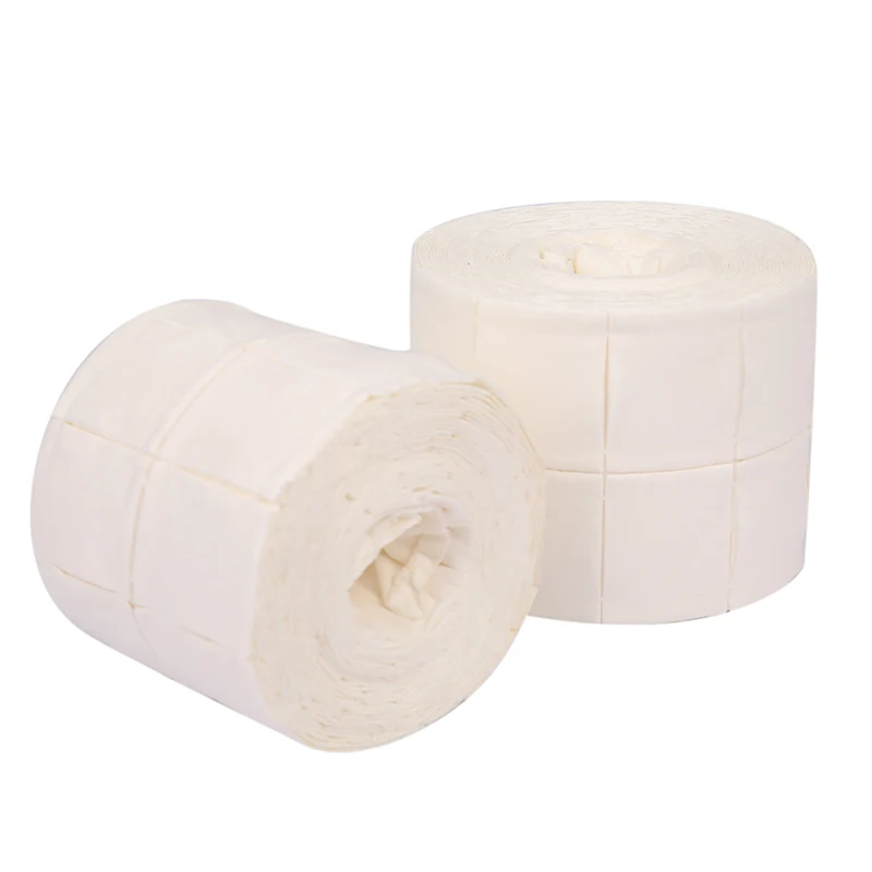 

300/500Pcs/Roll Nail Wipe Pad White Nail Polish Gel Remover Wipes Nail Art Tips Manicure Cleaning Wipes Paper