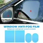 VODOOL 4 шт.компл., Автомобильное зеркало заднего вида, прозрачная пленка, анти-ослепляющее боковое зеркало, оконное стекло, водонепроницаемая непромокаемая противотуманная наклейка