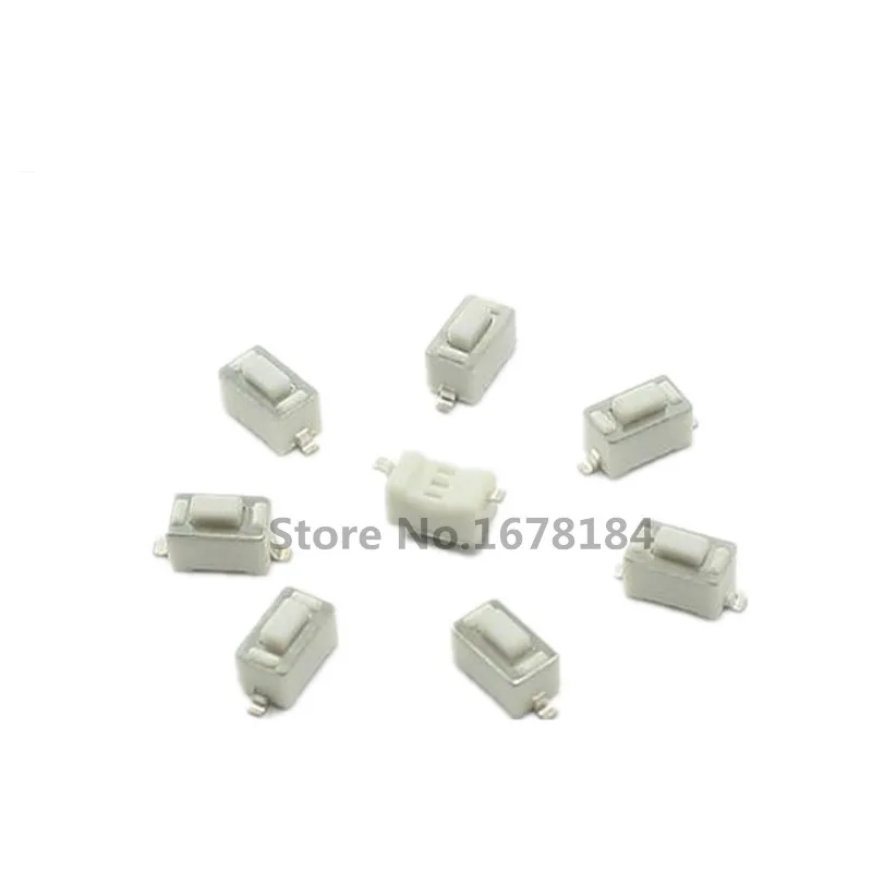 1000 шт./лот 3*6*5 мм 2pin SMD Такт переключатель кнопка белая сенсорный Микро
