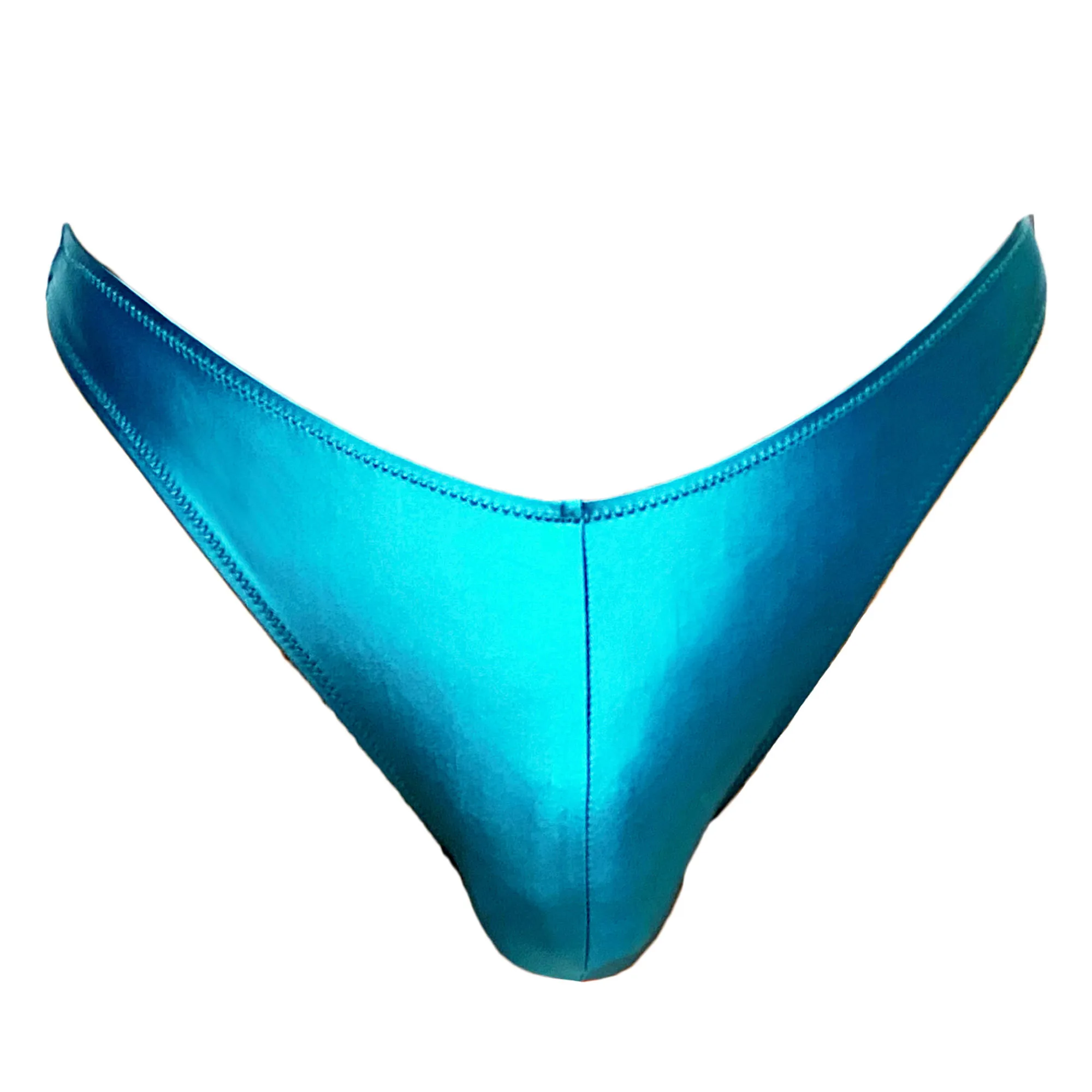 XCKNY new colour Men's  glossy oversized t-pants sexy solid bikini high score sexy bikini bottomed underwear men shiny pants