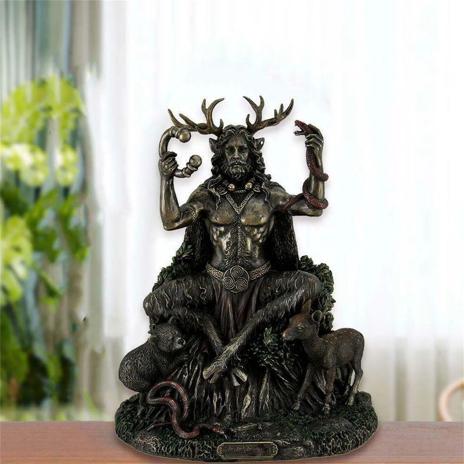 

Home Decor Cernunnos -Celtic Horned -God Of Animals And The -Underworld Statue Home Living Room Decoration Statue