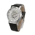 2020 Мужские Роскошные наручные часы из нержавеющей стали, кварцевые Военные Спортивные наручные часы с кожаным ремешком, нарядные часы Reloj masculino #2