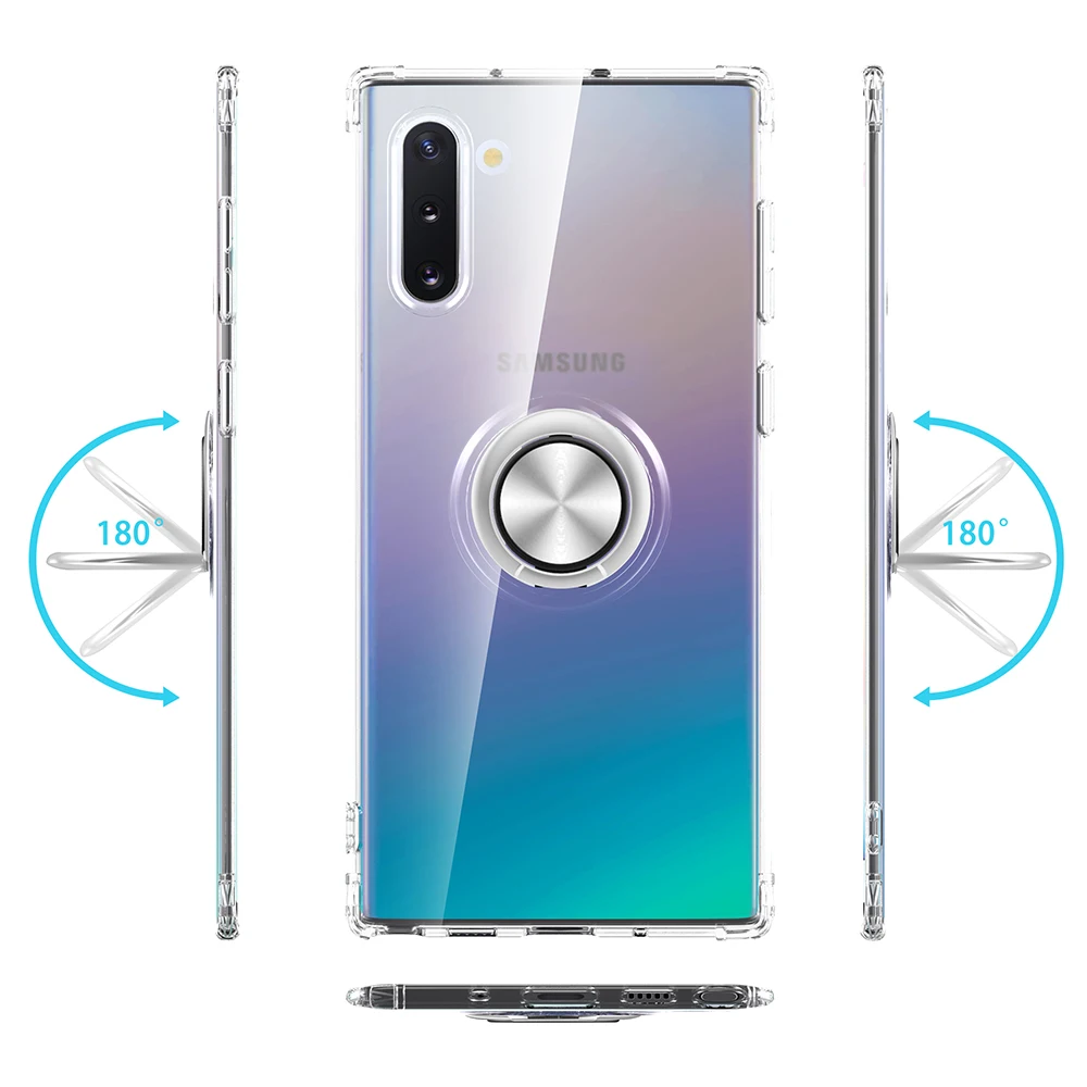 Защитный чехол для Samsung Galaxy Note10 Plus 5G телефона Note 8 9 10 Pro чехлы подставка магнитное