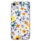 FunnyTechПрозрачный чехол для Iphone XR l с цветочным рисунком, версия 12, весна
