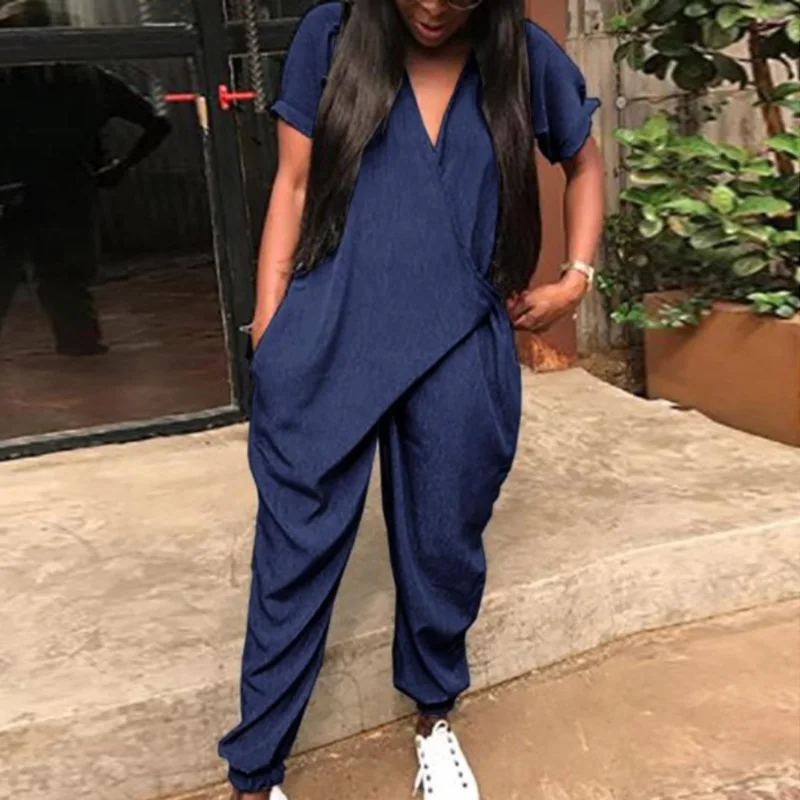 Женский комбинезон женские пляжные летние размера плюс повседневные модные