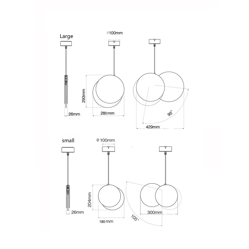 

Modern Minimalism LED Pendant Lights Art Indoor Lighting Living Room Dining Room Bedside Bedroom Kitchen Decor Loft Hanging Lamp