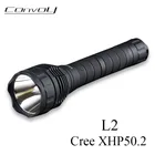 Светодиодный фонарь Convoy L2 с Cree XHP50.2, фонарь для лагеря, рабочий светильник ильник 2 шт., 26650 люмен
