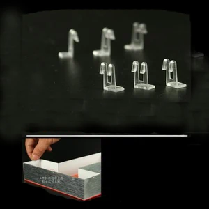 5000 шт.упак. прозрачный быстрый монтаж Пластик Пряжка для знак Установка