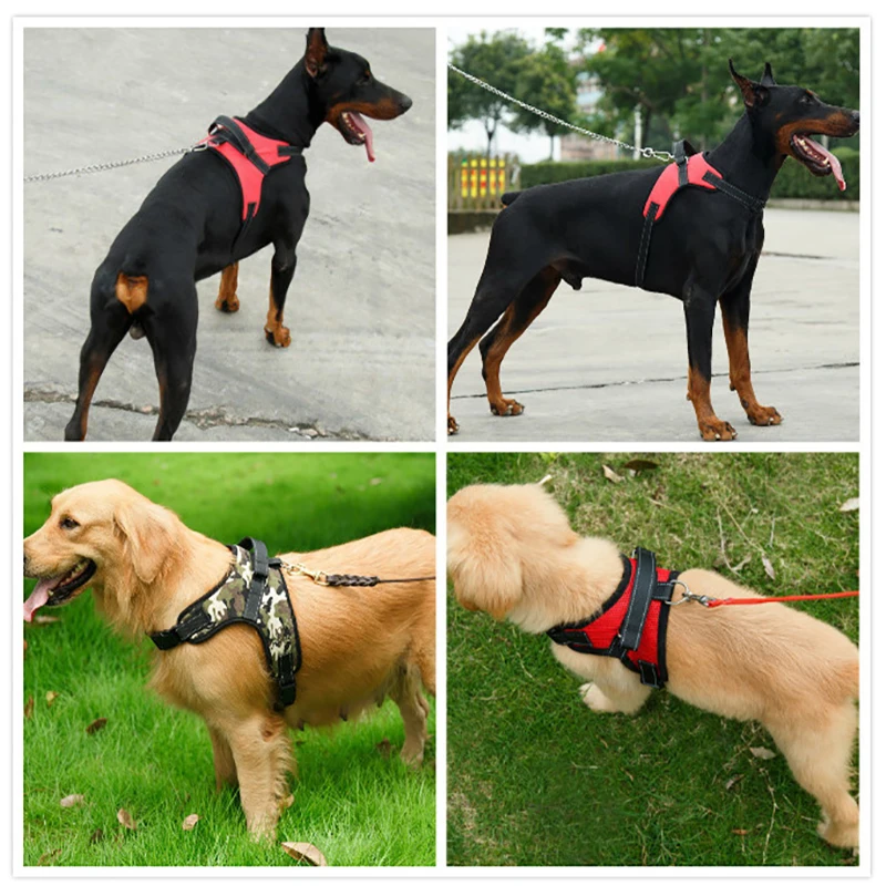 

Adjustable Pet Chest Vest Explosion-Proof Dog Harnesses for Small Medium Large Dogs Walking Outdoor Breathable Pets Accessories