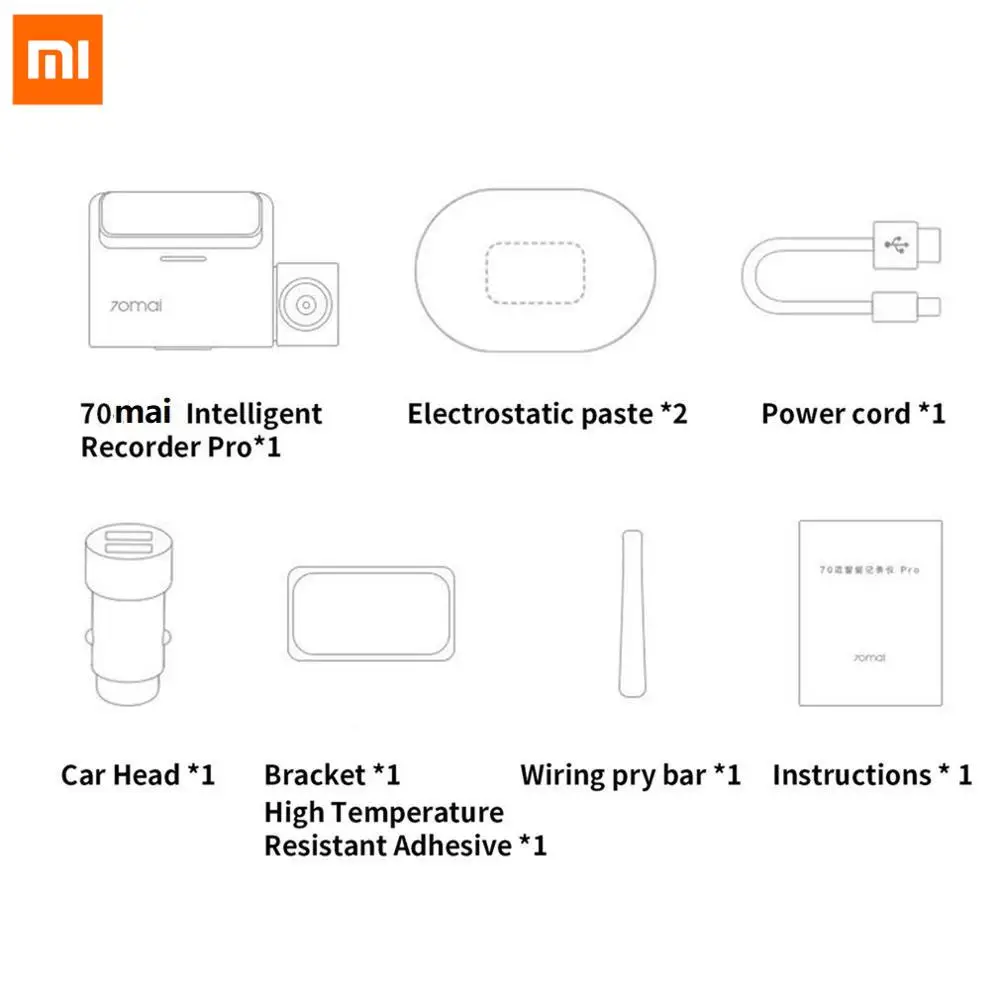 Оригинальный Xiaomi 70 Mai Smart Wifi DVR камера беспроводной Автомобильный