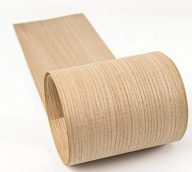 

Width:176mm L:2.5Meters T:0.5mm Natural sawtooth white oak veneer