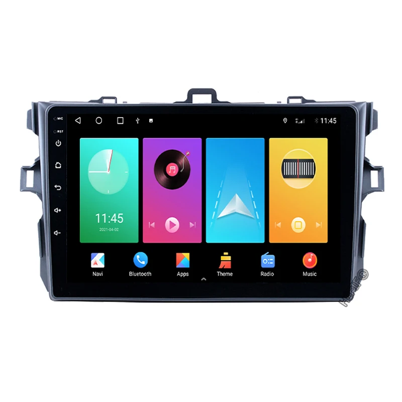 Автомагнитола Android 10 мультимедийный плеер для Toyota Corolla E140/150 2006 2007-2009 2010 2011 2012 2013 Wi-Fi