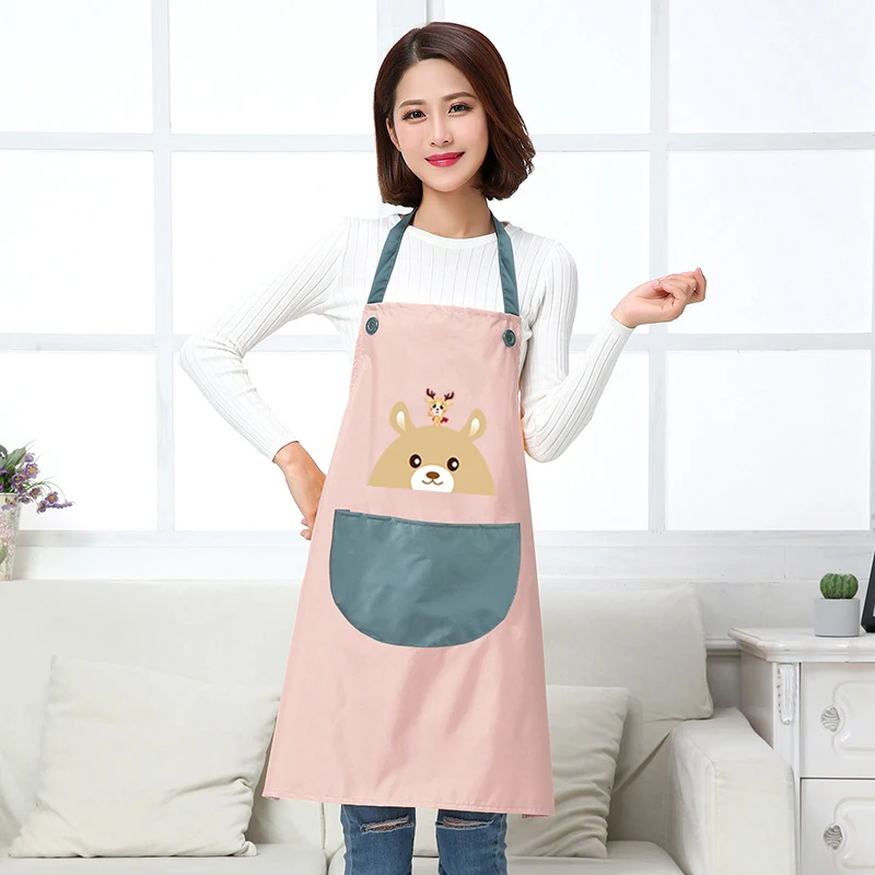 Фартуки для приготовления пищи из водонепроницаемого материала и милые