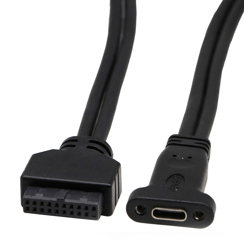 USB 3 0 20 Pin к C Передняя панель кабель заголовка гнездо Type гнездовой панели
