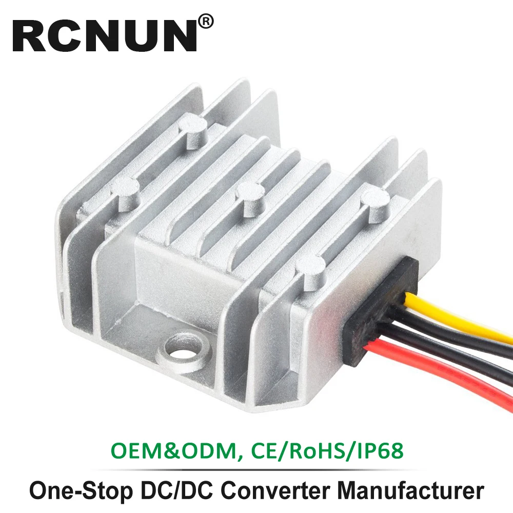 Водонепроницаемый автомобильный преобразователь 12 В 48 2 А 96 Вт постоянный ток в