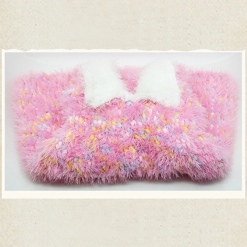 50 г/шар длинная фотосессия искусственный мех коралловый флис искусственная нить