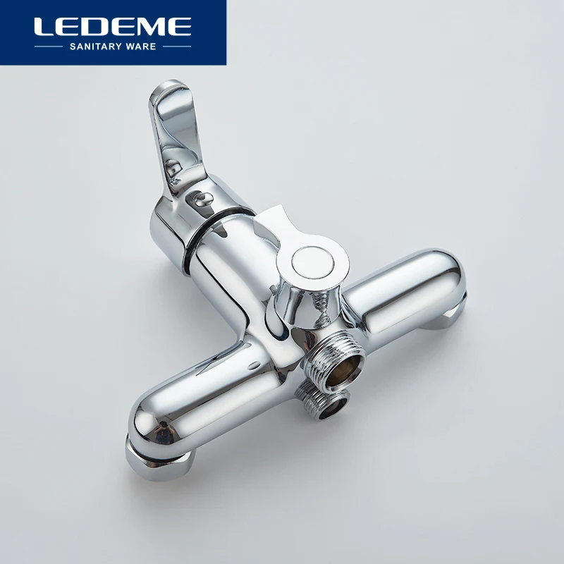 LEDEME Смеситель для ванны с длинным изливом 300 мм. латунь Цвет: хром L2203|faucet bath|faucet wall