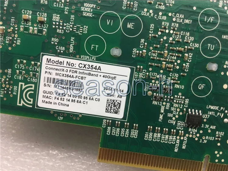 

Mellanox MCX354A-FCBT FDR InfiniBand + 40GigE Dual-Port QSFP CX354A