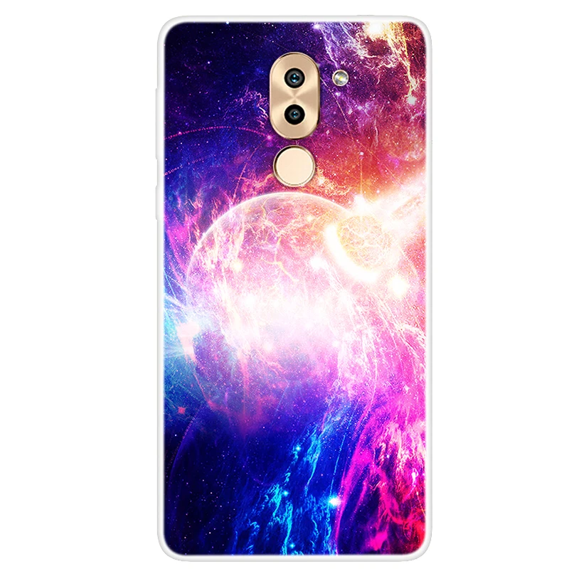 For Huawei Honor 6X Case Silicone Starry Sky Star Planet Print Phone Cases 7X 8X 9X Pro 5X Soft Slim Cover |