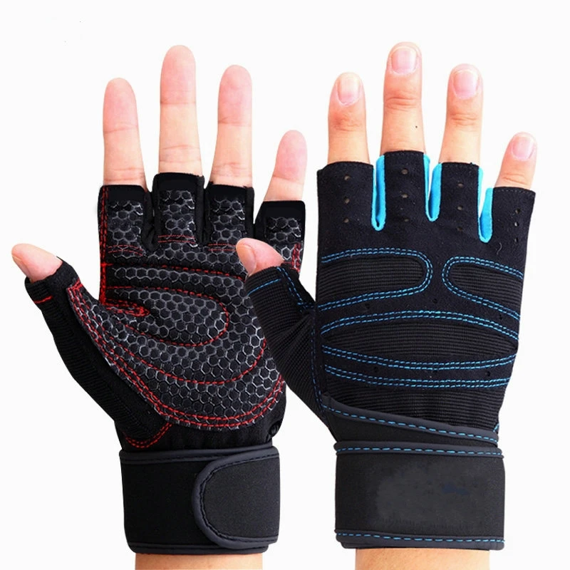 

Gym Gloves Fitness Weight Lifting Gloves Body Building Training Sports Exercise Cycling Sport Workout Glove for Men Women M/L/XL