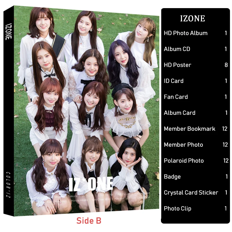Модный набор фотоальбомов KPOP IZONE Полароид фото один постер сборные подарки для